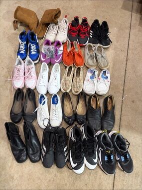 Nike Assorted Athletic Shoes in Black, Red, Blue, White, Pink, Purple